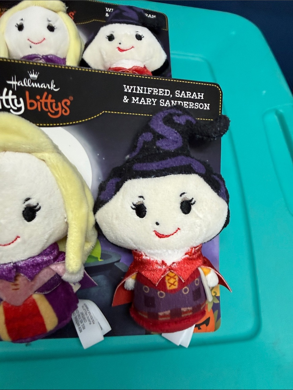 Hallmark Hocus Pocus Plush Trio - Green, Purple & Red - Picture 5 of 6